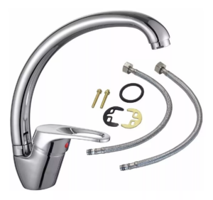 Griferia Monocomando mesada pico cisne